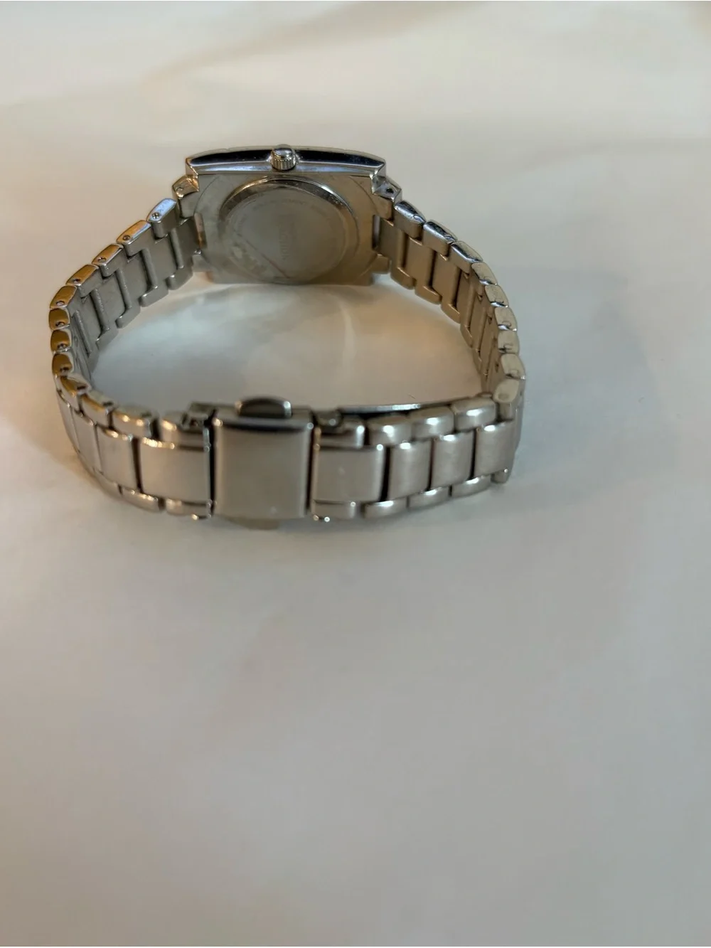 Kenneth Cole Reaction Silver Bracelet Watch with Brown Sunburst Dial